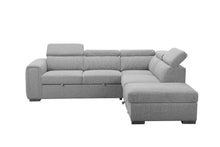Load image into Gallery viewer, ODELIA FAB SOFA BED+RHF CHAISE+OTTO