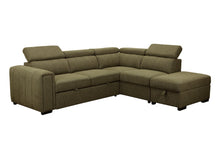 Load image into Gallery viewer, ODELIA FAB SOFA BED+RHF CHAISE+OTTO