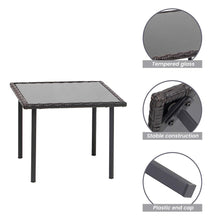 Load image into Gallery viewer, 3 Piece Rattan Rocking Chair with Tea-Table Additional View 2