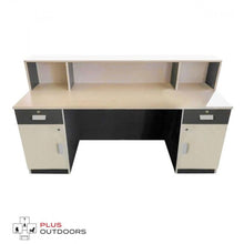 Load image into Gallery viewer, Model White/Charcoal 1.8M Reception Desk Counter