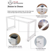 Load image into Gallery viewer, Modern Study Table Office Desk Workstation Additional View 2