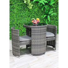 Load image into Gallery viewer, Terrace 3 Piece Outdoor Circular Dining Additional View 1