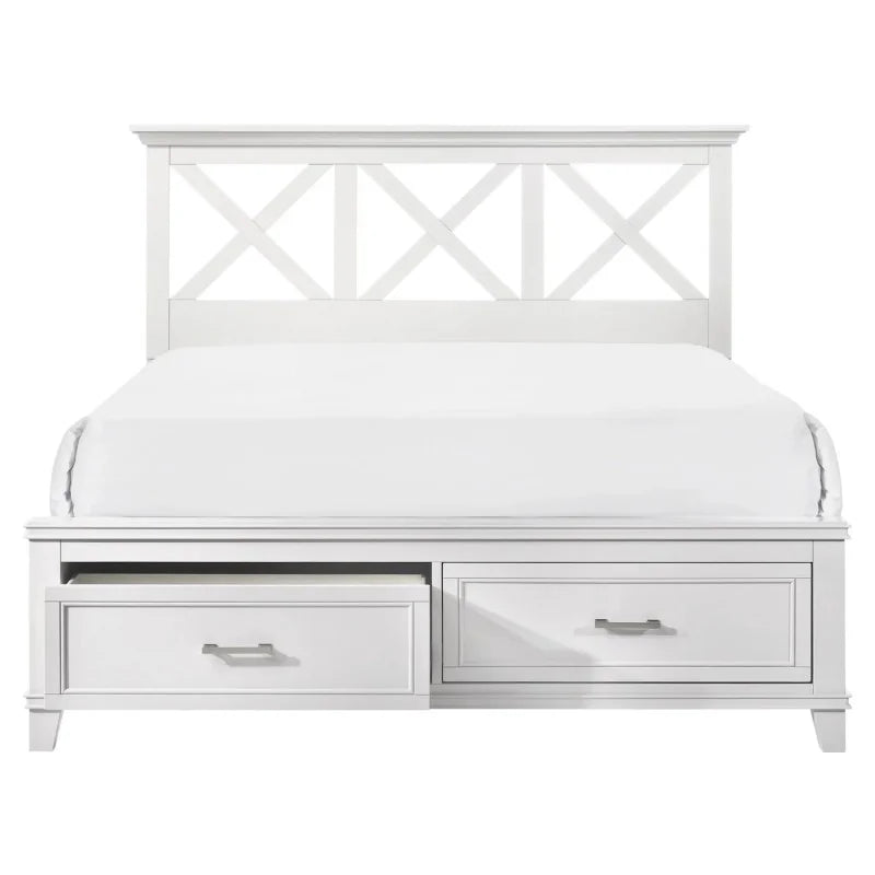 Bellarine Timber Bed with End Drawers