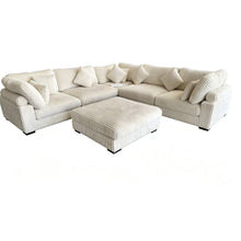 Load image into Gallery viewer, JEN CNR SOFA WITH OTTOMANT
