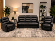 Load image into Gallery viewer, Nelson 3ER+ER+ER - Black Leather
