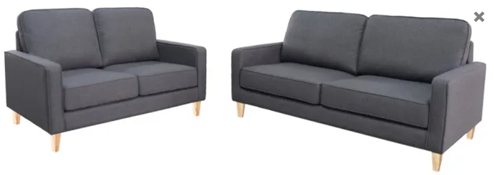 Colby 2.5+2 Seater - Smoke