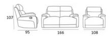 Load image into Gallery viewer, Apollo 2RR+R+R sofa
