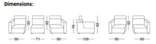 Load image into Gallery viewer, Balwyn 3+2 Sofa Pair
