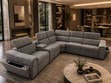 Load image into Gallery viewer, MINDY 5 SEATER SOFA WITH ELECTRIC RECLINER

