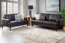 Load image into Gallery viewer, MIA LEATHER 3S+2S SOFA SET-CHOCOLATE
