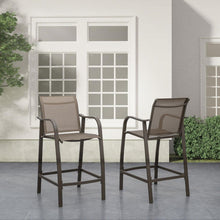 Load image into Gallery viewer, Aluminum Frame &amp; Textilene 2PC Bar Stools Additional View 3
