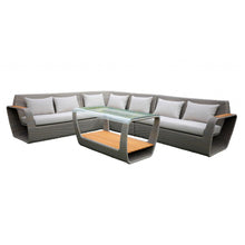 Load image into Gallery viewer, Austin 5PC Outdoor Corner Setting Additional View 1
