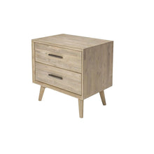 Load image into Gallery viewer, Chicago Ii 2 Drawer Bedside Table Additional View 2
