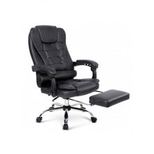 Load image into Gallery viewer, Office Chair with Foot Rest PU Leather Massage Heat SPC1009Mj
