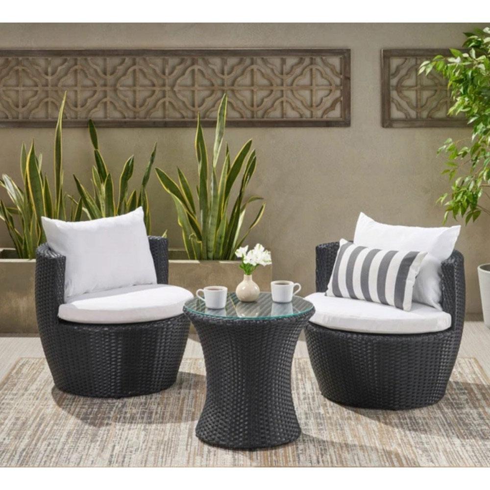 Outdoor Leisure Cup Chair 3 PCS Set