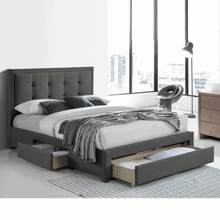 Load image into Gallery viewer, Seaford King Bed with 3 Drawers Additional View 1
